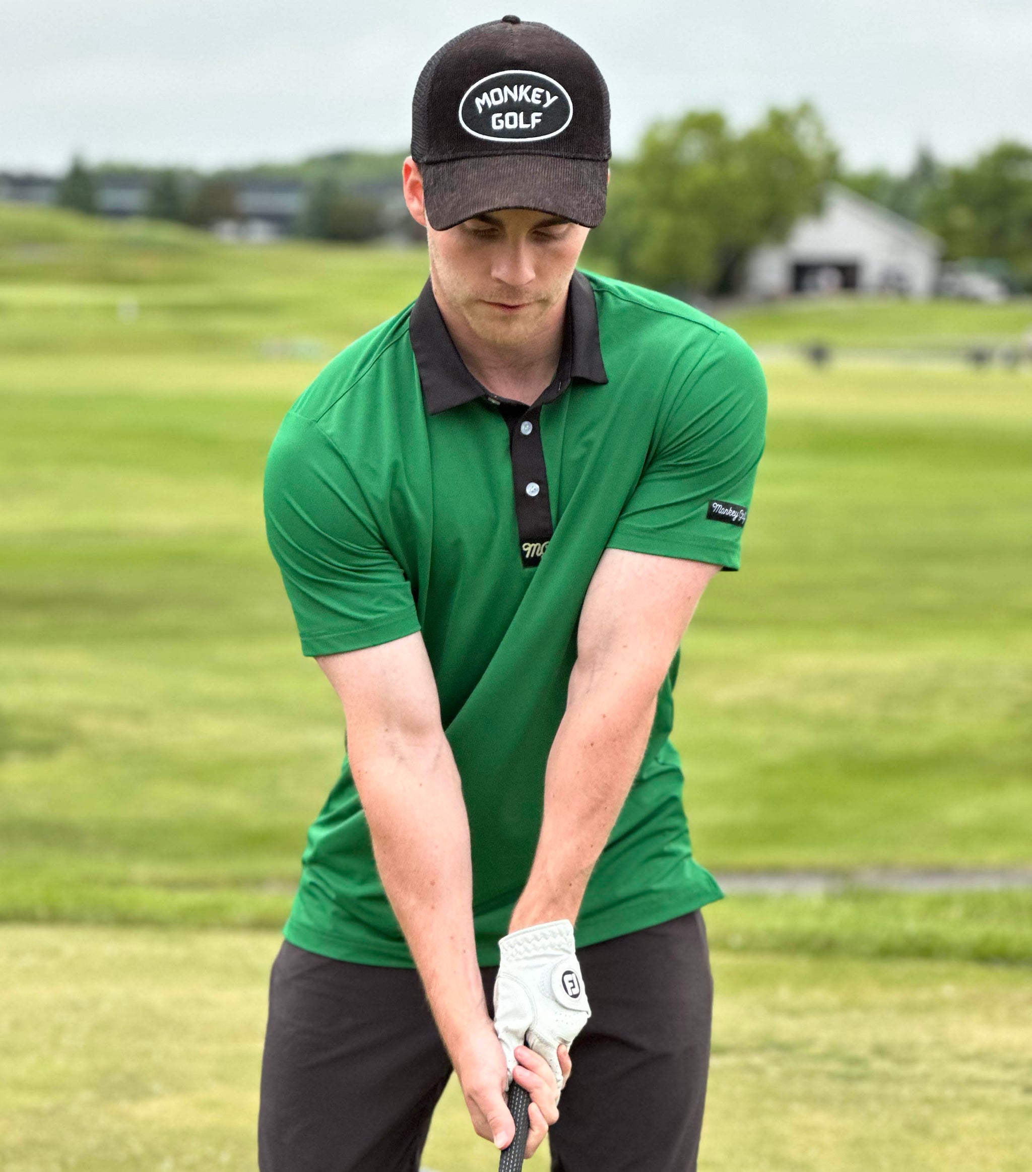 Cph/Golf I PLAY GOLF FOR MONEY シャツ Cph/Golf™️ PRO SHIRT - BLACK - – Cph/Golf™︎